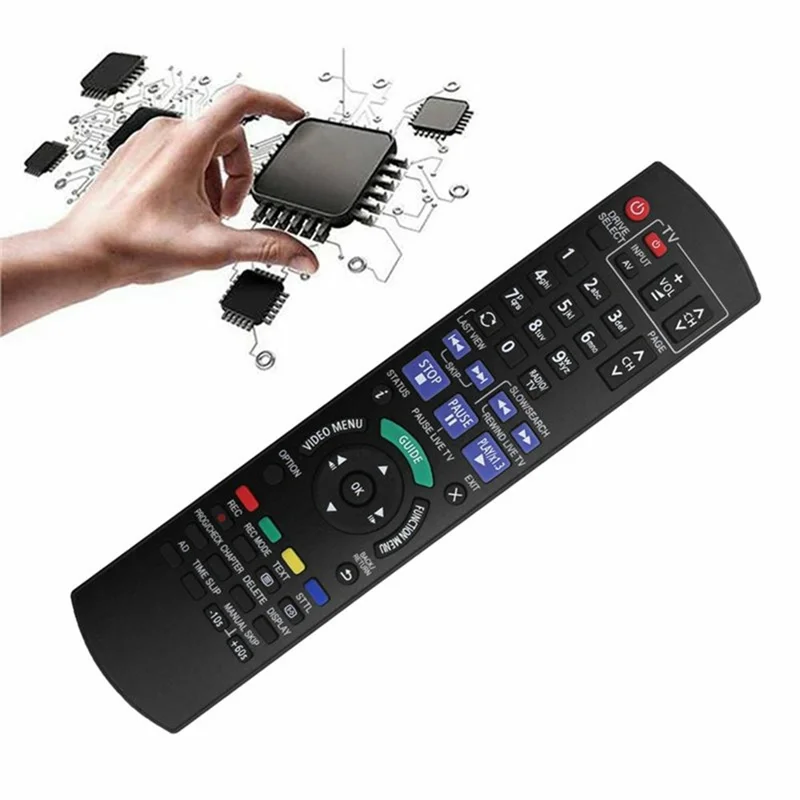 N2QAYB001059 Remote Control for Panasonic Blu-ray DVD Player Ergonomic Infrared Wireless Replacement IR Controller