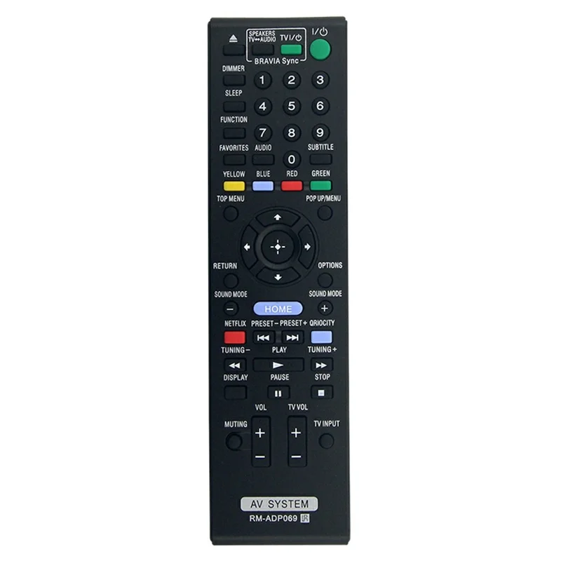 RM-ADP069 Remote Control for Sony DVD Amplifier Player Ergonomic IR Infrared Replacement Controller