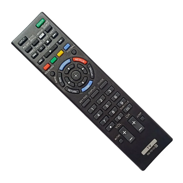 RM-YD103 For Sony TV Battery Powered English Smart Remote Control Replacement