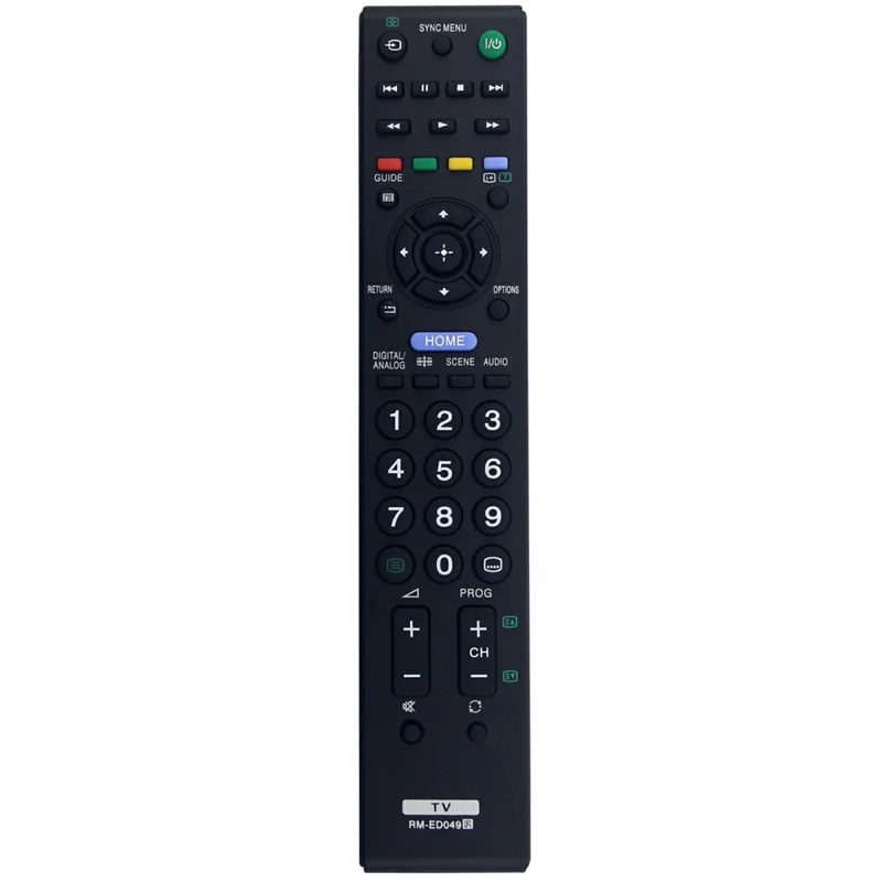 RM-ED049 Remote Control for Sony TV Ergonomic IR Infrared Replacement Smart Television Controller