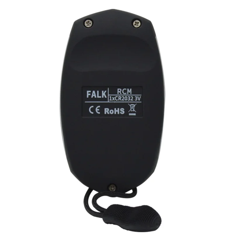 Garage Door Remote Control Rolling Code Opener Controller for MX5SP  /  FALK RCM  /  MX4SP DS  /  MXS4SP RCM - Black