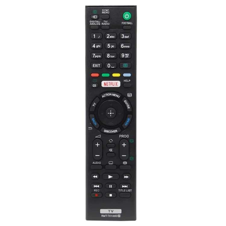 RMT-TX100D for Sony TV Battery Powered Smart Remote Control Replacement