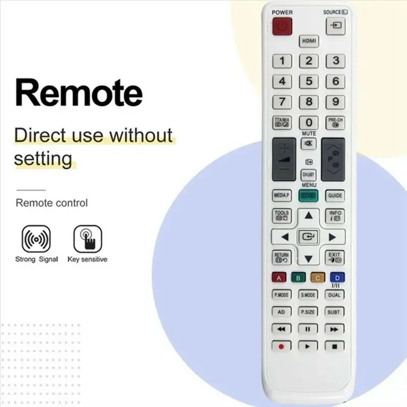 Mando a distancia IR BN59-01081A para televisor Samsung, uso directo sin emparejamiento, controlador de reemplazo por infrarrojos
