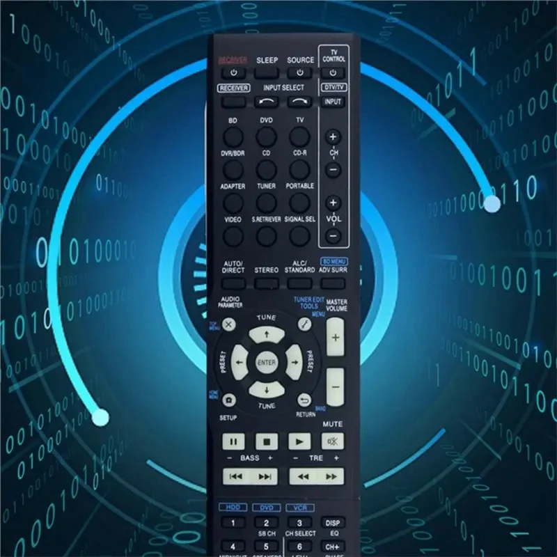AXD7619 para mando a distancia Pioneer AV Receiver con controlador de reemplazo ergonómico por infrarrojos