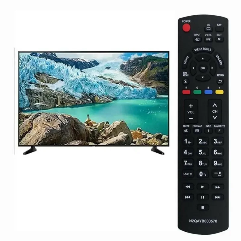 Mando a distancia infrarrojo N2QAYB000570 para televisor Panasonic, control inalámbrico ergonómico de repuesto, controlador IR para televisión