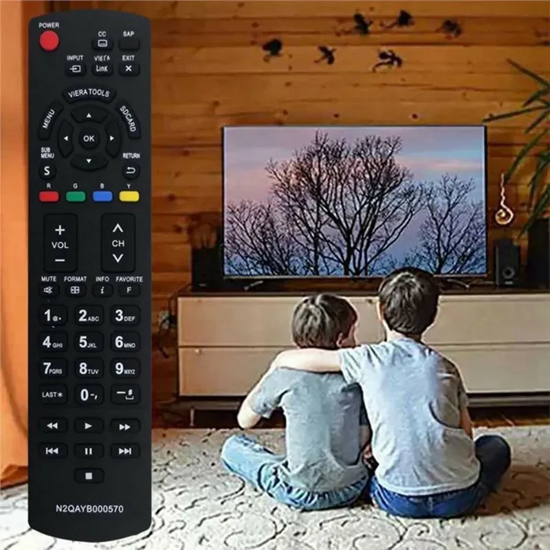 Mando a distancia infrarrojo N2QAYB000570 para televisor Panasonic, control inalámbrico ergonómico de repuesto, controlador IR para televisión