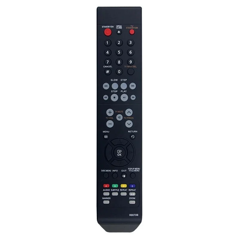 Mando a distancia infrarrojo 00070B para reproductor DVD Samsung, controlador inalámbrico ergonómico de reemplazo
