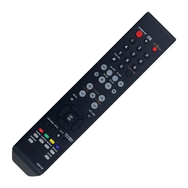 Mando a distancia infrarrojo 00070B para reproductor DVD Samsung, controlador inalámbrico ergonómico de reemplazo