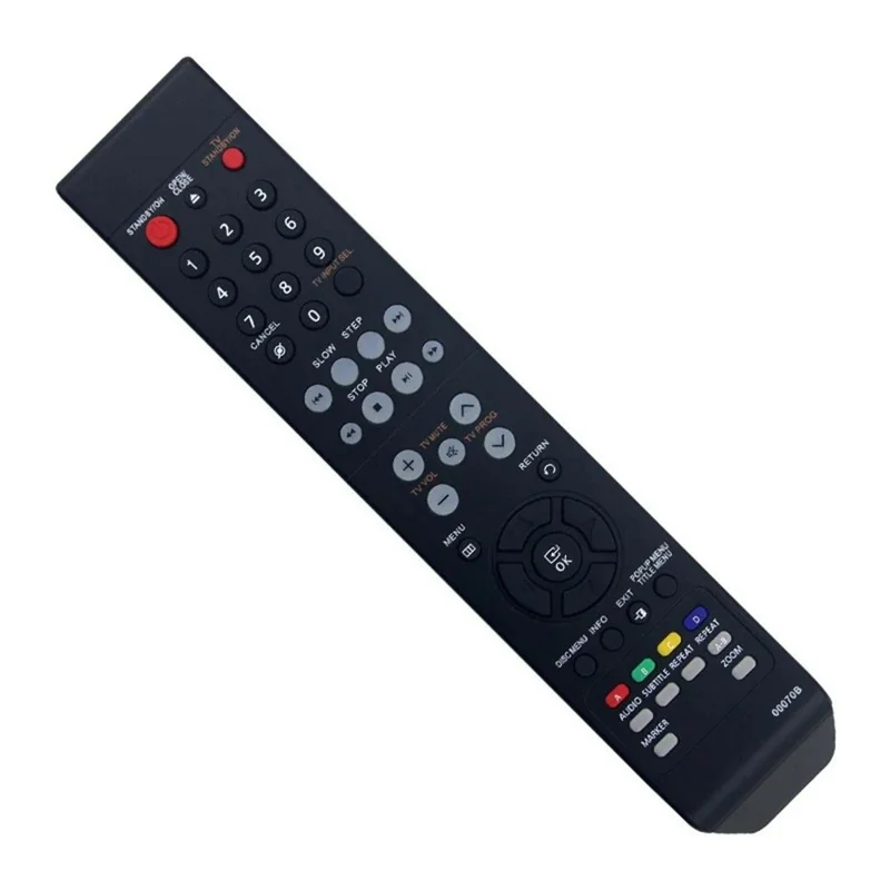 Mando a distancia infrarrojo 00070B para reproductor DVD Samsung, controlador inalámbrico ergonómico de reemplazo