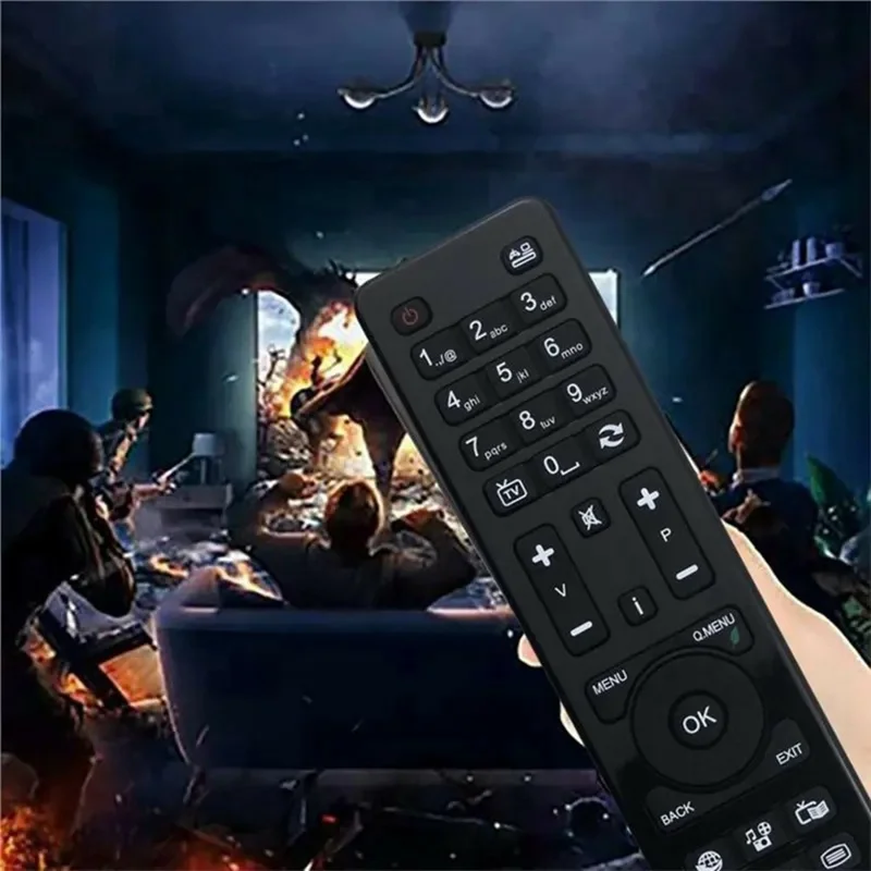 Mando a distancia por infrarrojos RC4860 para TV Hitachi, controlador inalámbrico ergonómico de reemplazo con control a larga distancia