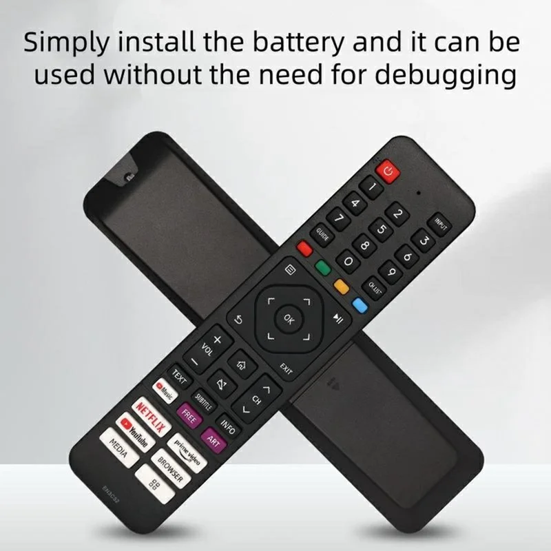 Mando a distancia IR EN3C52 para televisor Hisense, controlador de televisión inalámbrico infrarrojo ergonómico de reemplazo