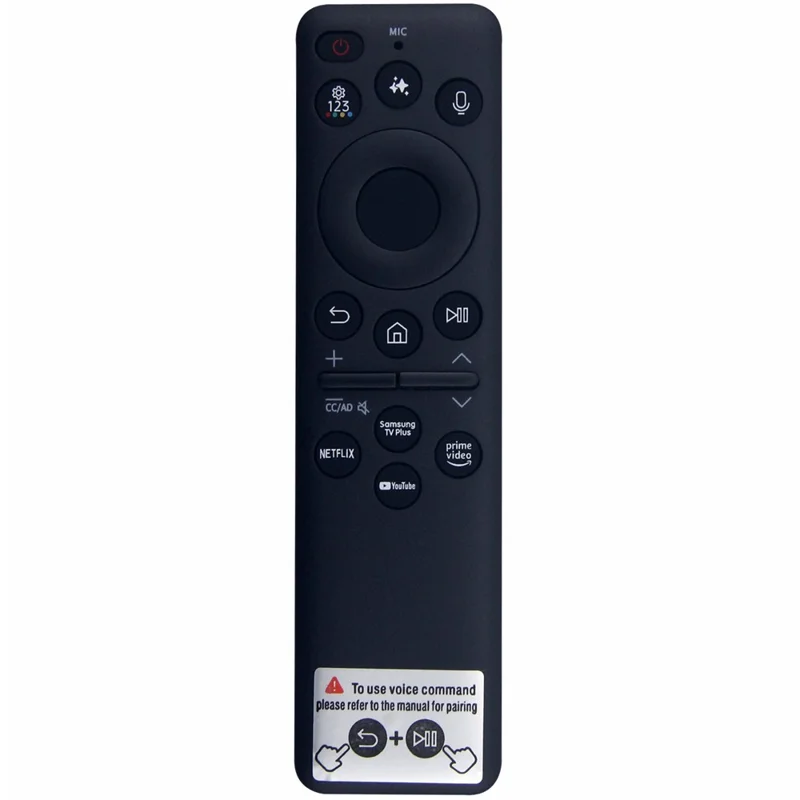 BN59-01480A para mando a distancia Samsung TV, ergonómico, con carga solar, control por voz, mando para televisión inteligente, reemplazo del controlador