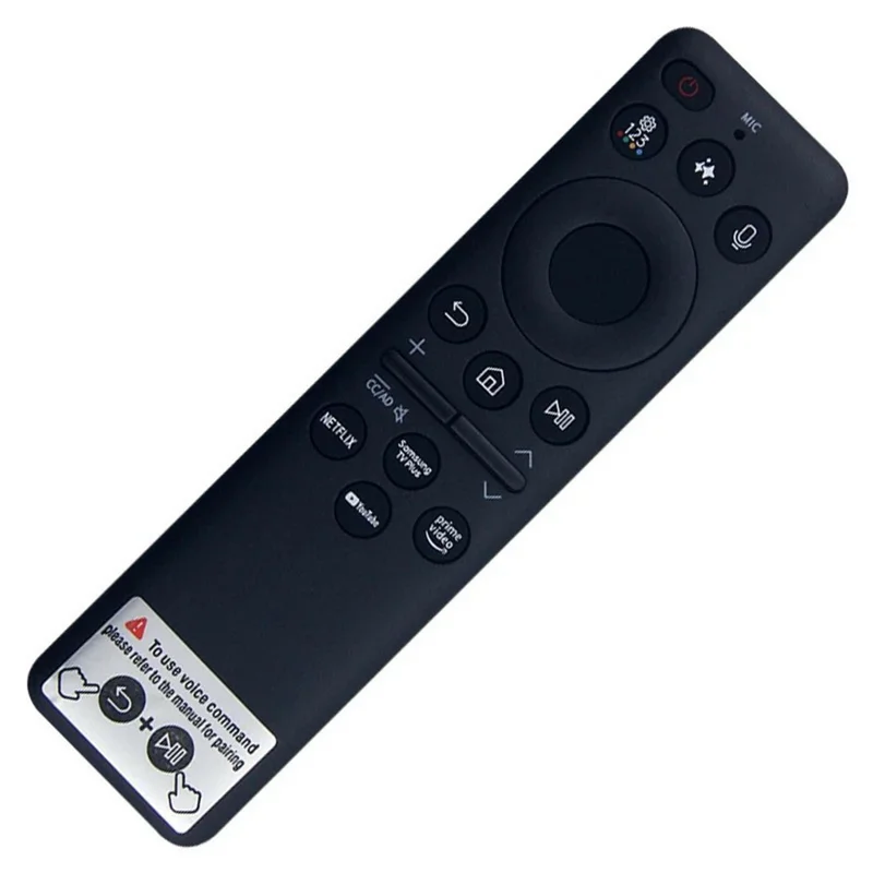 BN59-01480A para mando a distancia Samsung TV, ergonómico, con carga solar, control por voz, mando para televisión inteligente, reemplazo del controlador