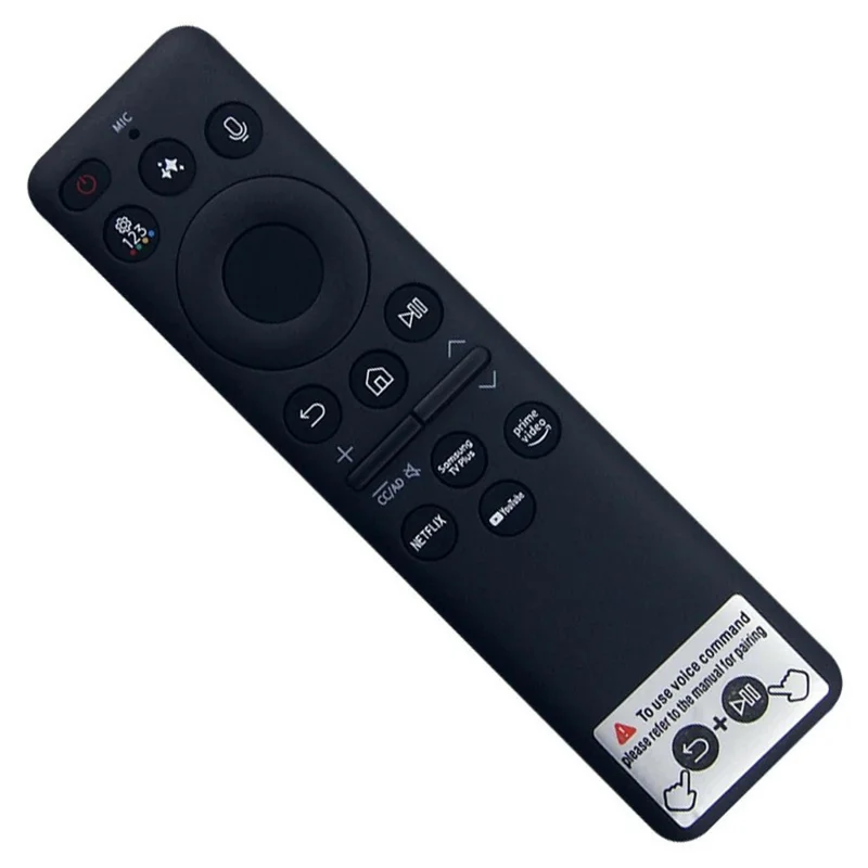 BN59-01480A para mando a distancia Samsung TV, ergonómico, con carga solar, control por voz, mando para televisión inteligente, reemplazo del controlador