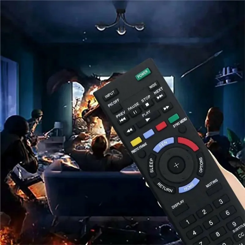 Controlo Remoto para Televisão RM-YD096 para TV Sony, Design Ergonómico, Infravermelhos IR, Sem Fios, Substituição