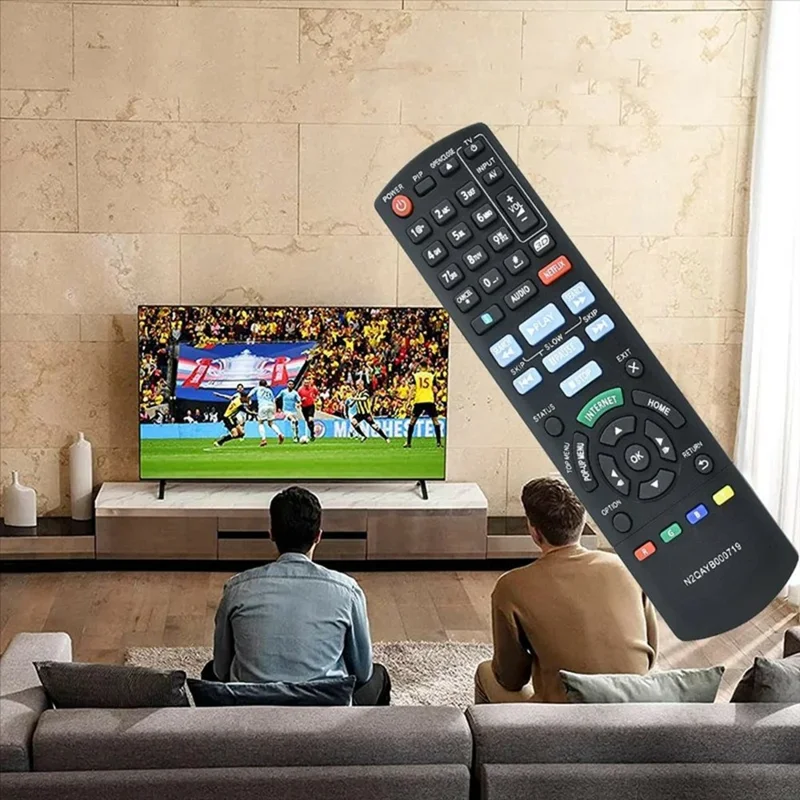 Mando a distancia infrarrojo N2QAYB000719 para reproductor Blu-ray DVD de Panasonic, control inalámbrico ergonómico de reemplazo