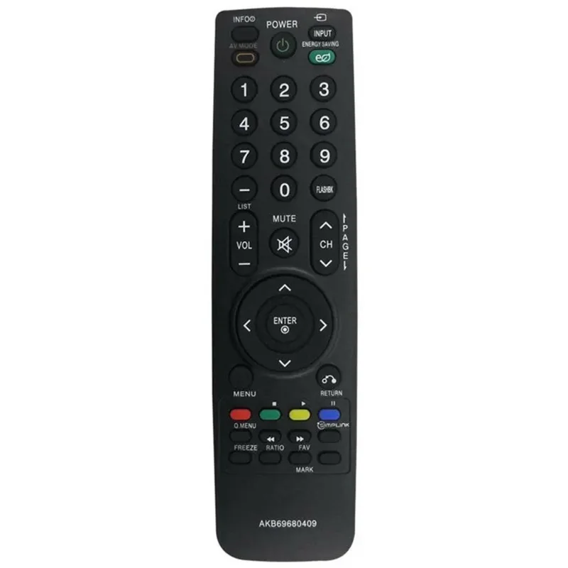 Mando a distancia infrarrojo AKB69680409 para televisor LG, control inalámbrico de repuesto ergonómico, controlador de televisión IR