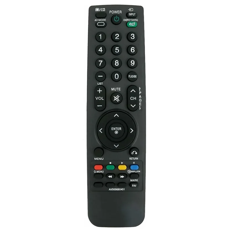 Mando a distancia infrarrojo AKB69680401 para televisor LG, controlador de repuesto ergonómico por IR