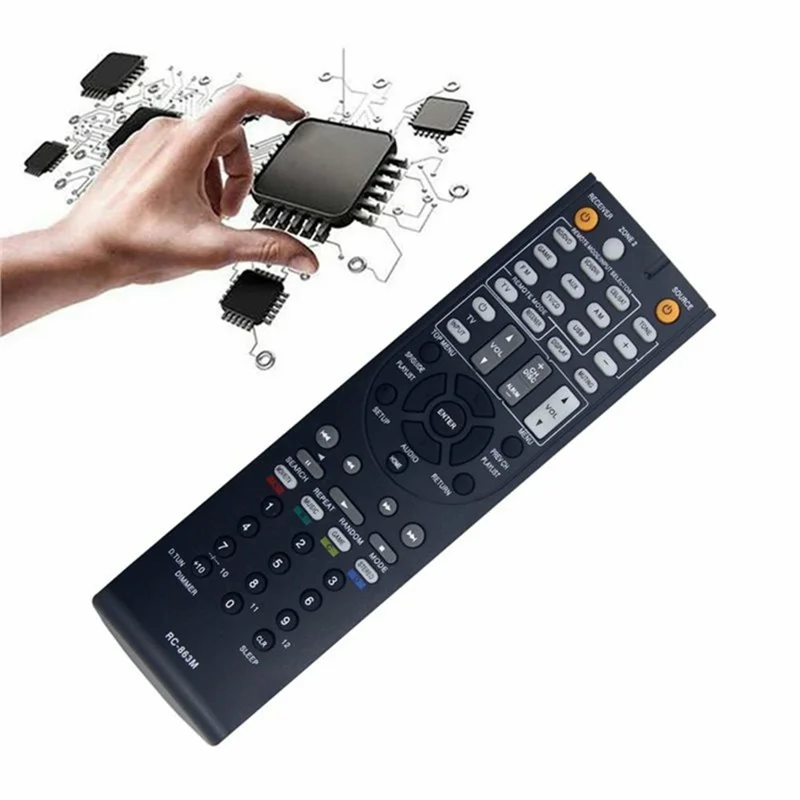 Mando a distancia RC-863M por infrarrojos para receptor AV Onkyo, controlador de reemplazo inalámbrico ergonómico