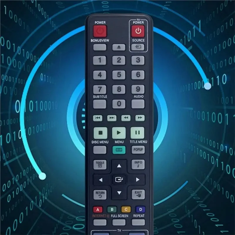 Mando a distancia infrarrojo AK59-00104R para reproductor Blu-ray DVD, uso directo, control inalámbrico IR con señal fuerte, reemplazo