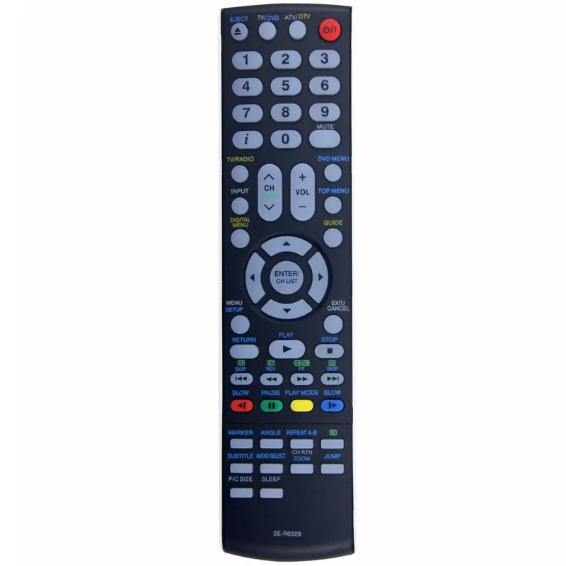 SE-R0329 Mando a distancia por infrarrojos para reproductor DVD Toshiba, controlador inalámbrico ergonómico de repuesto