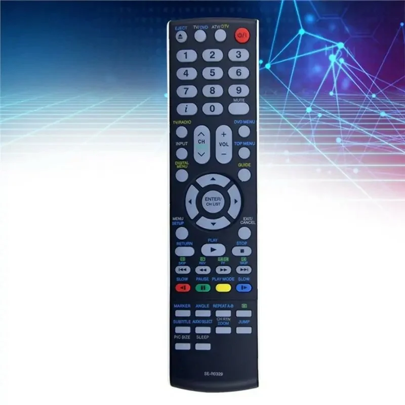 SE-R0329 Mando a distancia por infrarrojos para reproductor DVD Toshiba, controlador inalámbrico ergonómico de repuesto