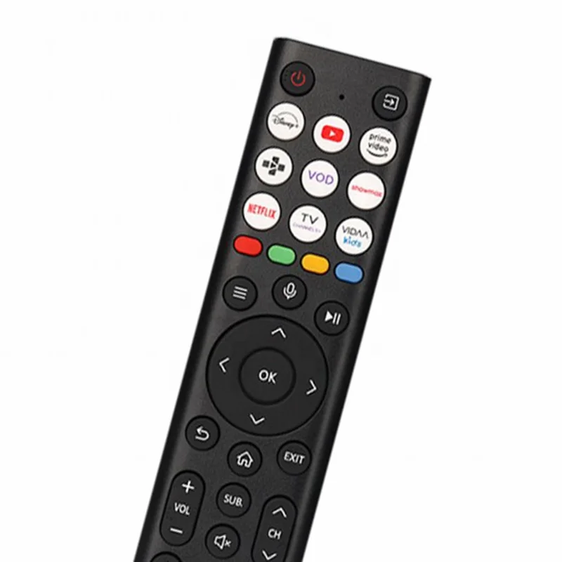 Zdalne sterowanie ERF2K38H do telewizorów Hisense, zasięg 10 m, materiał ABS, podczerwień, kontroler IR, zamiennik (bez funkcji głosu)