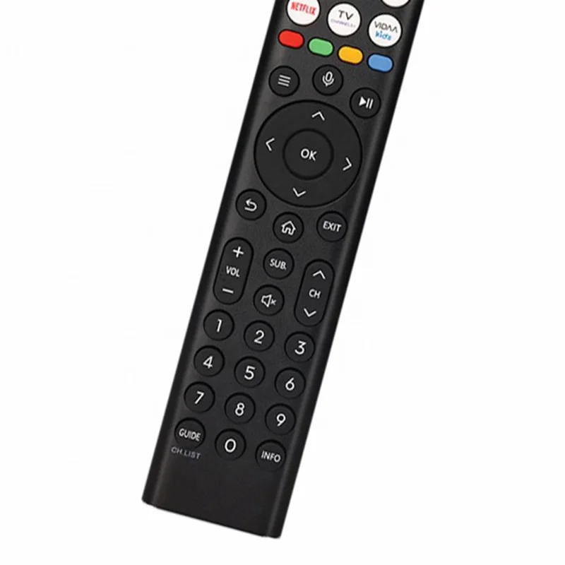 Zdalne sterowanie ERF2K38H do telewizorów Hisense, zasięg 10 m, materiał ABS, podczerwień, kontroler IR, zamiennik (bez funkcji głosu)