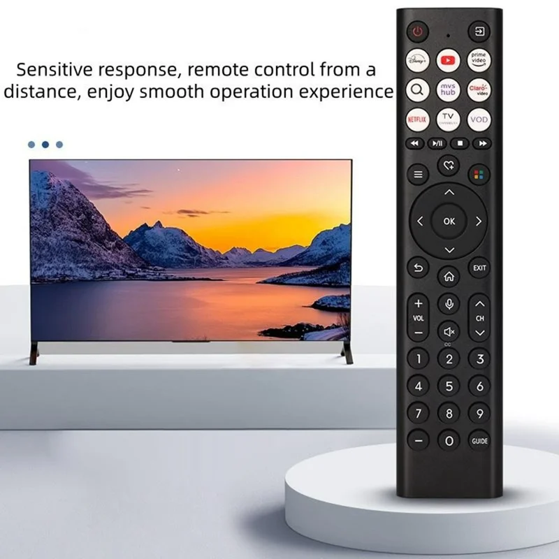 ERF2F38H Fjernbetjening til Hisense TV Infrarød IR-controller af ABS materiale Controller-erstatning (uden stemmefunktion)