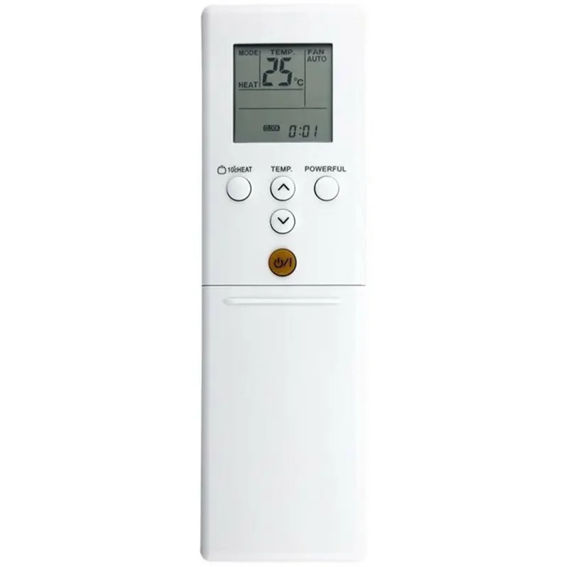 Zdalne sterowanie AR-REB1E do klimatyzatora Fujitsu z wyświetlaczem LCD, zasięg 10 m, ergonomiczny regulator, zamiennik