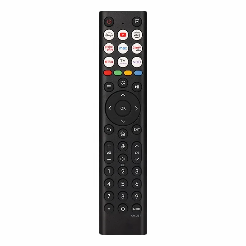 ERF2J38H Fjernbetjening til Hisense TV 10m Rækkevidde Infrarød IR Uden Lydfunktion Controller Erstatning