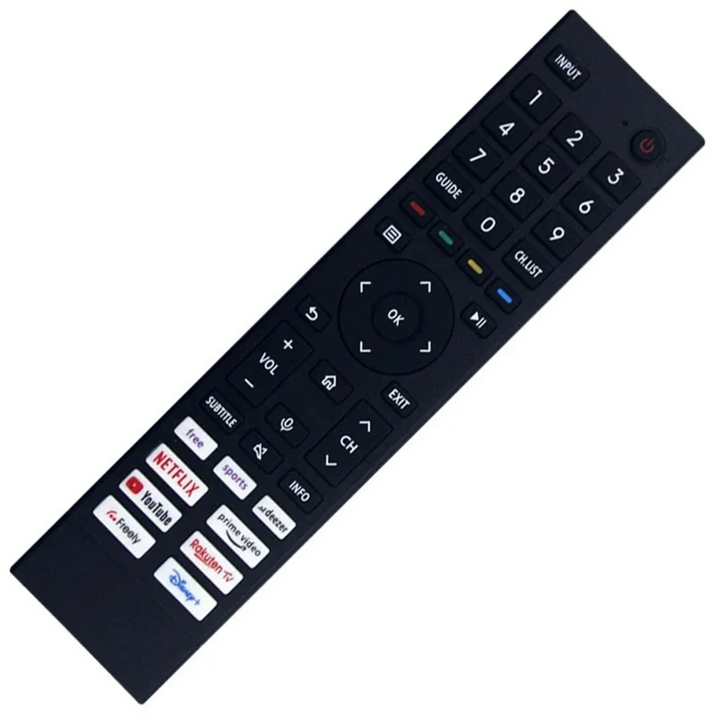 Pilot CT-8575 do telewizora Toshiba, zasięg 10 m, bez funkcji głosowych, sterowanie podczerwienią, IR, zamiennik pilota