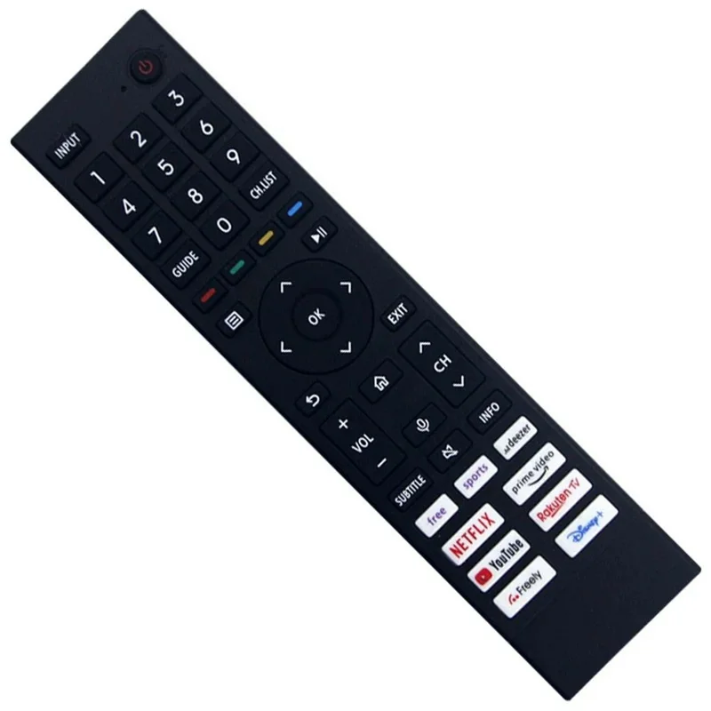 Pilot CT-8575 do telewizora Toshiba, zasięg 10 m, bez funkcji głosowych, sterowanie podczerwienią, IR, zamiennik pilota
