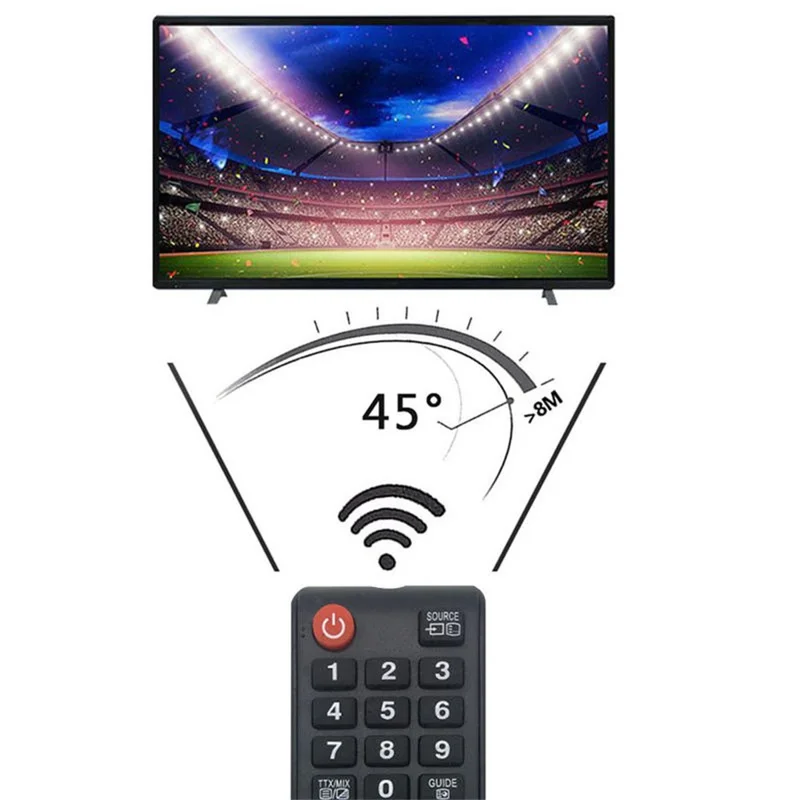 AA59-00818A Fjernbetjening til Samsung TV Infrarød IR Erstatning Controller