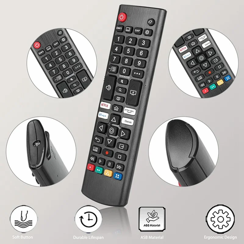AKB76040302 For LG TV Remote Control Infrared Ergonomic Wireless Replacement Handheld Controller