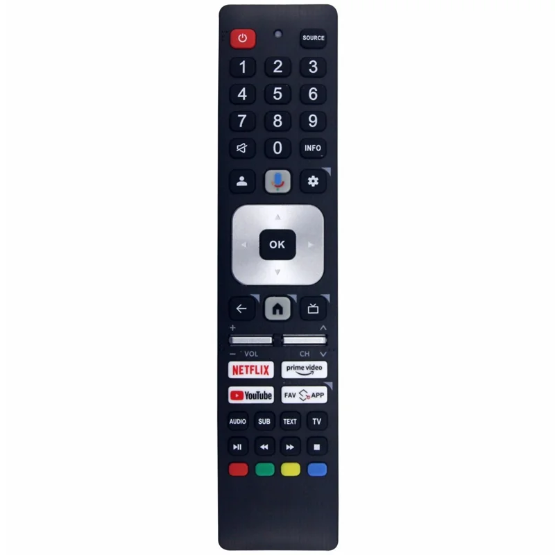 RMC0147N For Sharp TV Voice Remote Control Replacement 10m Range Handheld Controller