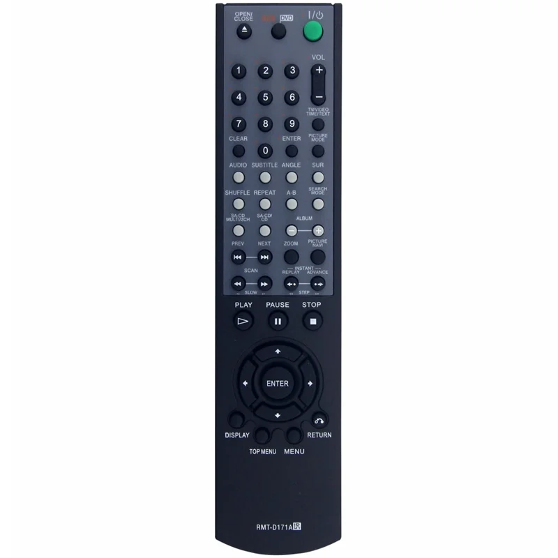 RMT-D171A For Sony DVD Wireless Remote Control Infrared Replacement Ergonomic Controller