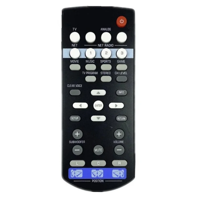 FSR86 ZP80780 For Yamaha Soundbar Ergonomic Remote Control 8m Range Infrared Wireless Controller