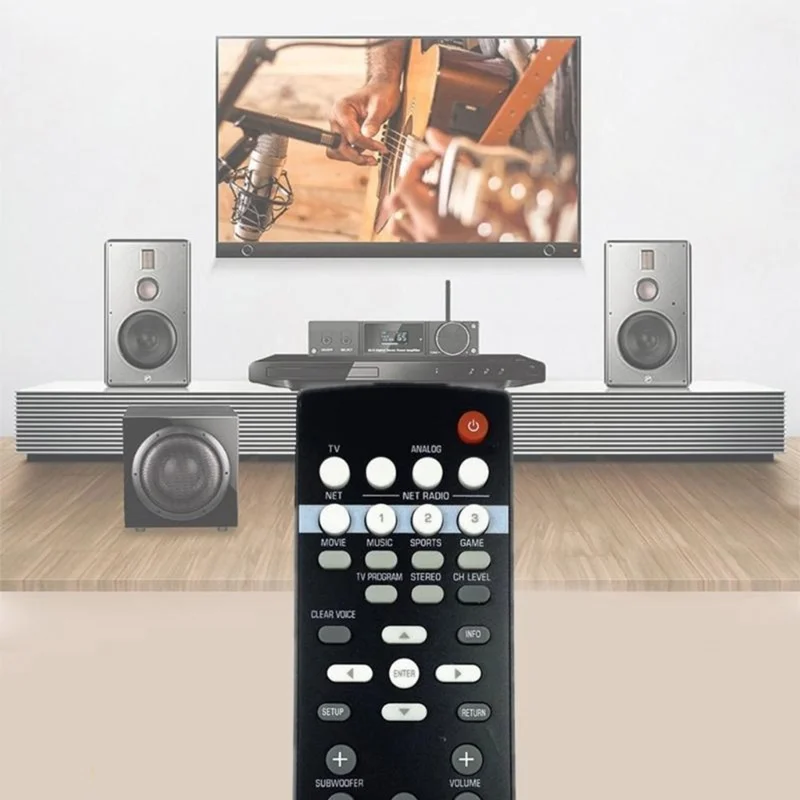 FSR86 ZP80780 For Yamaha Soundbar Ergonomic Remote Control 8m Range Infrared Wireless Controller