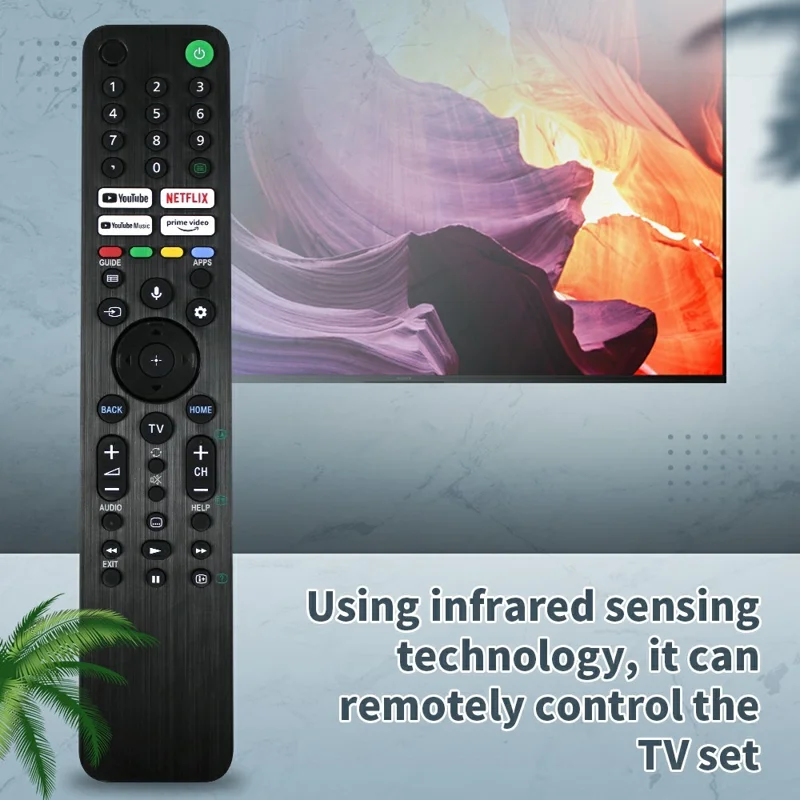 RMF-TX520P För Sony TV Infraröd Fjärrkontroll Ergonomisk Handhållen Fjärrkontroll (Stöder inte Röstfunktion)
