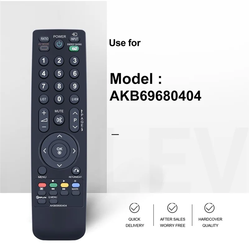Mando a distancia AKB69680404 para televisor LG, controlador inalámbrico ergonómico por infrarrojos, reemplazo portátil