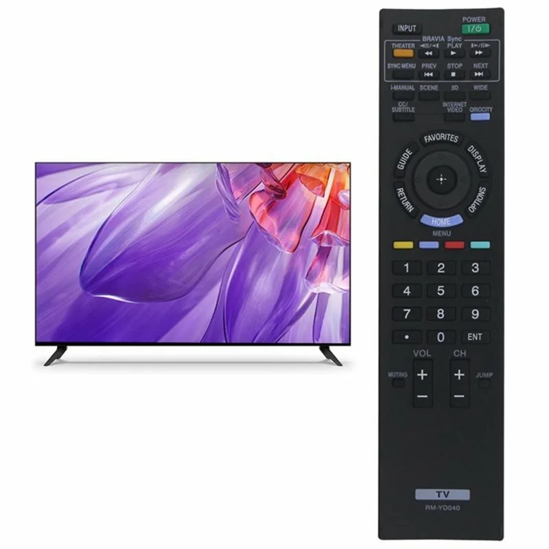 Mando a distancia RM-YD040 para televisión Sony, controlador de repuesto con batería e infrarrojos