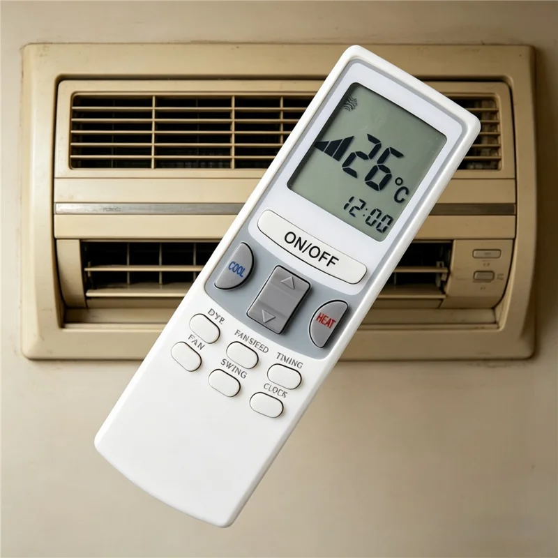 KTCL002 para control remoto infrarrojo de aire acondicionado Chunlan, reemplazo de control inalámbrico con alcance de 10 m