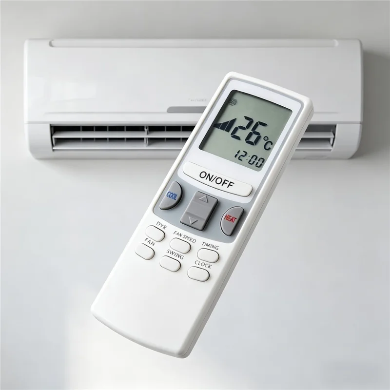 KTCL002 para control remoto infrarrojo de aire acondicionado Chunlan, reemplazo de control inalámbrico con alcance de 10 m