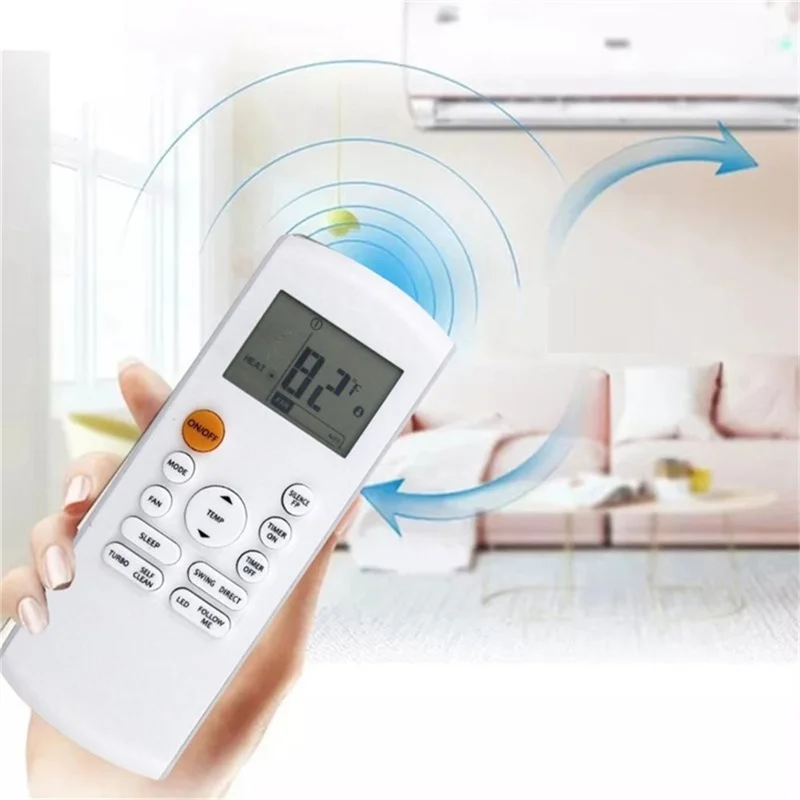 Mando a distancia por infrarrojos RG57A6 / BGEFU1 para aire acondicionado Midea, controlador de repuesto con alcance de 10 m