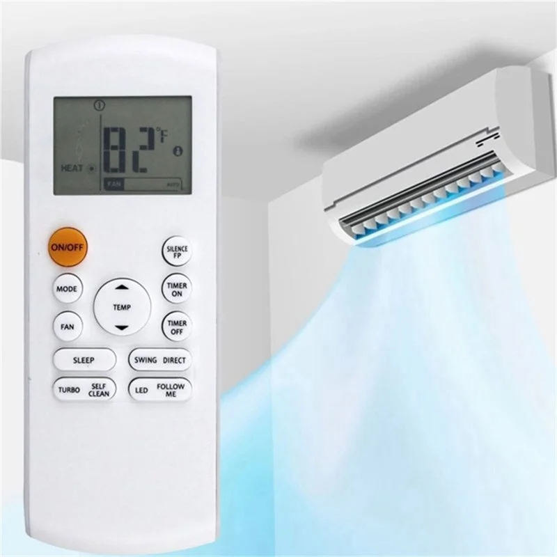 Mando a distancia por infrarrojos RG57A6 / BGEFU1 para aire acondicionado Midea, controlador de repuesto con alcance de 10 m