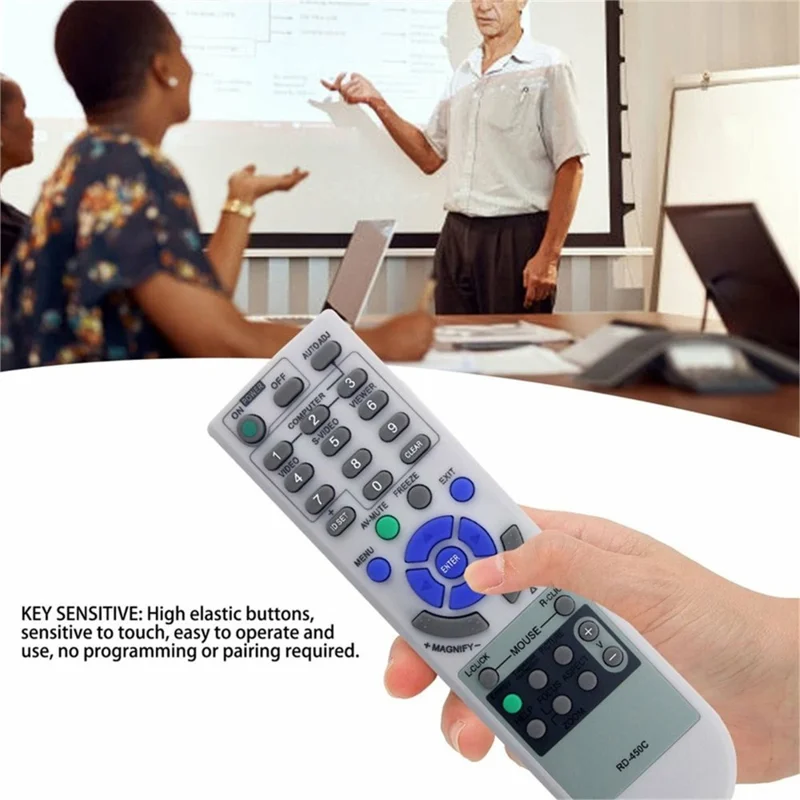 RD-450C Infrarot-Fernbedienung für NEC Projektor Ersatz, ergonomischer Controller