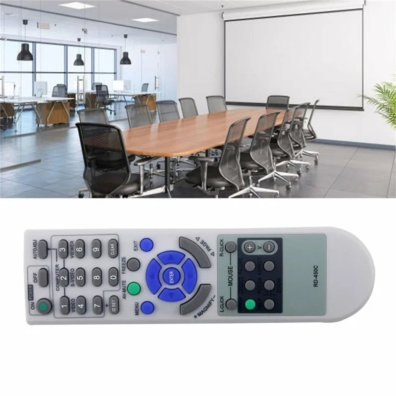 RD-450C Infrarot-Fernbedienung für NEC Projektor Ersatz, ergonomischer Controller