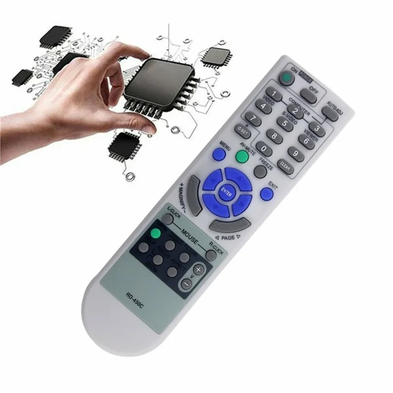 RD-450C Infrarot-Fernbedienung für NEC Projektor Ersatz, ergonomischer Controller