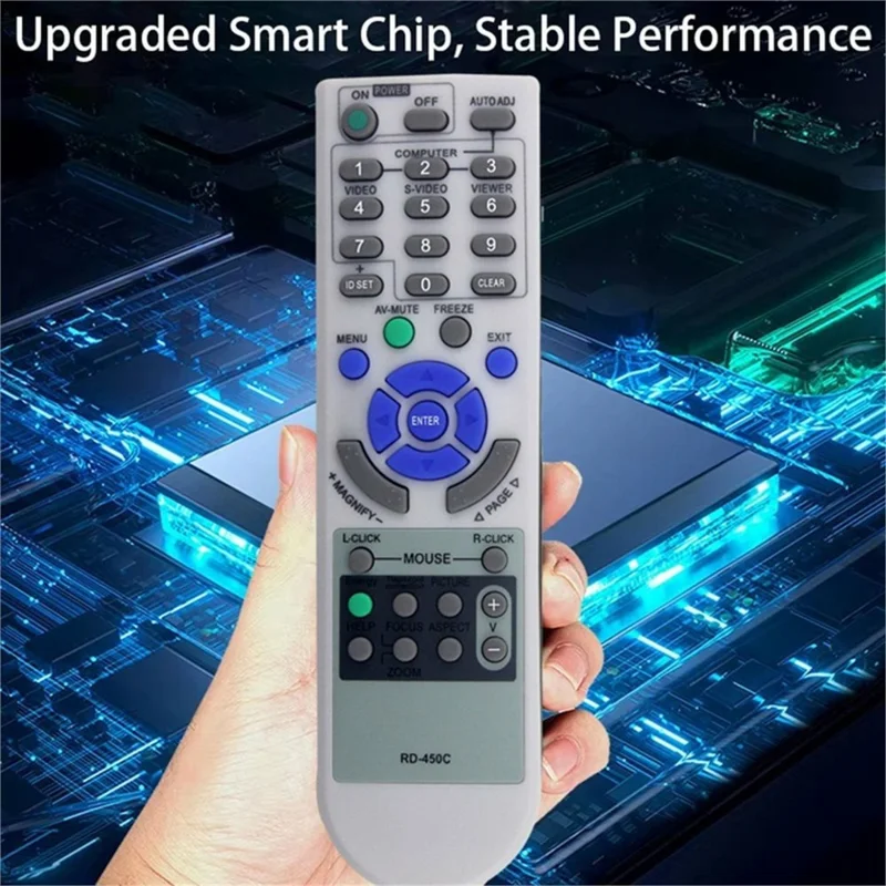RD-450C Infrarot-Fernbedienung für NEC Projektor Ersatz, ergonomischer Controller